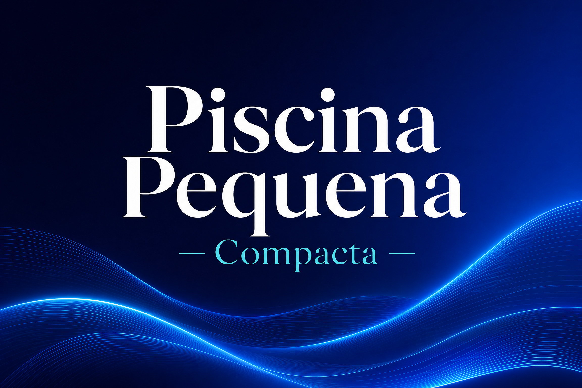 Piscina Pequena — Compacta